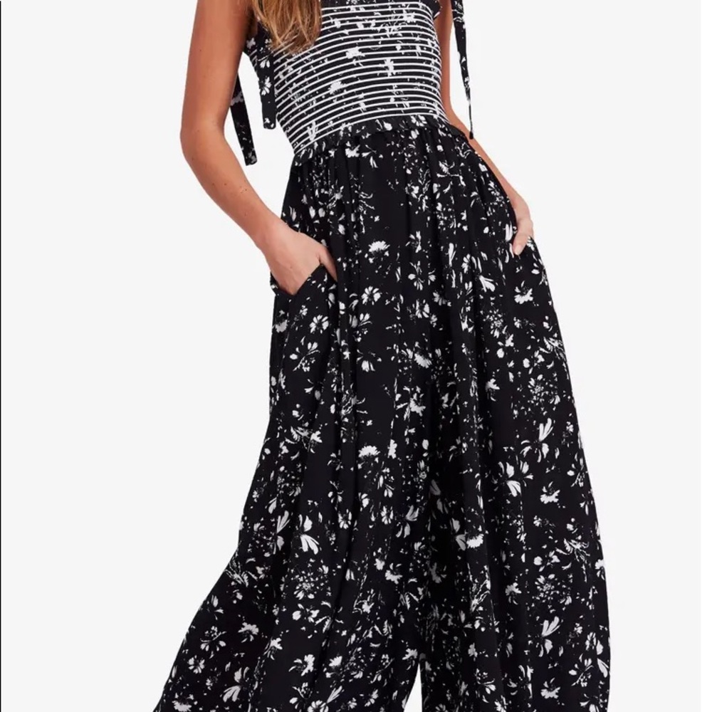 COPY - Free People Floral Jumpsuit